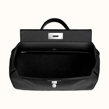 画像をギャラリービューアに読み込む, 【新品】エルメス 24/24 35 |ノワール、トゴ & スウィフト レザー、パラジウム ハードウェア