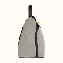 画像をギャラリービューアに読み込む, 【新品】エルメス 24/24 35 |エクリュ/ノワール、H バイキング キャンバス & スウィフト カーフスキン、ゴールド ハードウェア