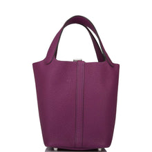 画像をギャラリービューアに読み込む, 【新品】エルメス ピコタンロック18 |アネモネ、クレマンスレザー、パラジウム金具