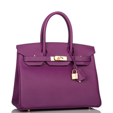 画像をギャラリービューアに読み込む, 【新品】エルメス バーキン30 |アネモネ、エプソムレザー、ゴールド金具