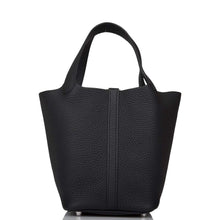 画像をギャラリービューアに読み込む, 【新品】エルメス ピコタンロック18 |ノワール、クレマンスレザー、パラジウム金具