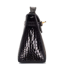 画像をギャラリービューアに読み込む, 【NEW】エルメス ケリーミニ ミニ ポシェット |ノワール/ブラック、シャイニーアリゲーター、ゴールドハードウェア