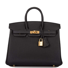 画像をギャラリービューアに読み込む, 【新品】エルメス ブラック トゴ バーキン 25cm ゴールド金具