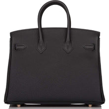 画像をギャラリービューアに読み込む, 【新品】エルメス ブラック トゴ バーキン 25cm ローズゴールド金具
