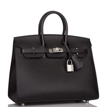画像をギャラリービューアに読み込む, 【新品】エルメス ブラック ヴォーマダムセリエ バーキン 25cm パラジウム金具