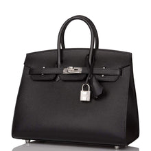 画像をギャラリービューアに読み込む, 【新品】エルメス ブラック ヴォーマダムセリエ バーキン 25cm パラジウム金具