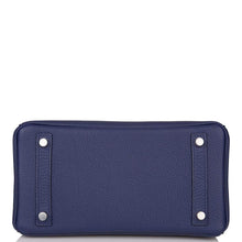 画像をギャラリービューアに読み込む, 【新品】エルメス ブルーアンクル ヴェルソ トゴ バーキン 25cm パラジウム金具