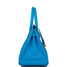 画像をギャラリービューアに読み込む, 【新品】エルメス バーキン30 |ブルーフリーダ、エプソムレザー、ゴールド金具