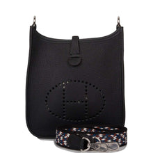 画像をギャラリービューアに読み込む, 【新品】エルメス ブルーインディゴクレマンス エブリンTPMバッグ パラジウム金具