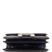 画像をギャラリービューアに読み込む, 【新品】エルメス コンスタンス18 |ブルー マリン アリゲーターとオンブル リザード マーケット、パラジウム ハードウェア