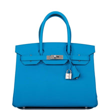 画像をギャラリービューアに読み込む, 【新品】エルメス バーキン30 |ブルーフリーダ、エプソムレザー、パラジウム金具