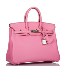 画像をギャラリービューアに読み込む, 【愛用ミント】エルメス バブルガム 5P エプソン バーキン 25cm パラジウム金具