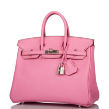 画像をギャラリービューアに読み込む, 【愛用ミント】エルメス バブルガム 5P エプソン バーキン 25cm パラジウム金具