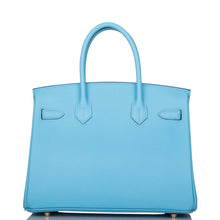 画像をギャラリービューアに読み込む, 【新品】エルメス バーキン30 |セレステ、エプソムレザー、ゴールド金具