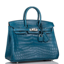 画像をギャラリービューアに読み込む, 【新品】エルメス コルベール マット ニロティカス クロコダイル バーキン 25cm パラジウム金具