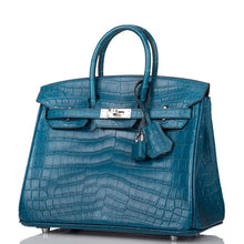 画像をギャラリービューアに読み込む, 【新品】エルメス コルベール マット ニロティカス クロコダイル バーキン 25cm パラジウム金具