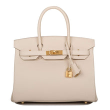 画像をギャラリービューアに読み込む, 【新品】エルメス バーキン30 |クレイ、エプソムレザー、ゴールド金具