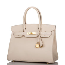 画像をギャラリービューアに読み込む, 【新品】エルメス バーキン30 |クレイ、エプソムレザー、ゴールド金具