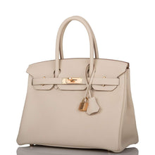 画像をギャラリービューアに読み込む, 【新品】エルメス バーキン30 | Craie、トゴレザー、ローズゴールド金具