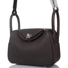 画像をギャラリービューアに読み込む, 【新品】エルメス リンディ ミニ 20 |エベヌ、トリヨンクレマンスレザー、パラジウム金具