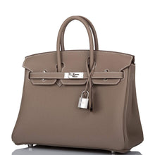 画像をギャラリービューアに読み込む, 【新品】エルメス エトゥープ トゴ バーキン 25cm パラジウム金具