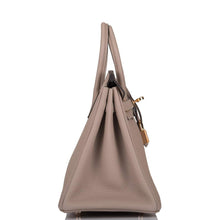 画像をギャラリービューアに読み込む, 【新品】エルメス グリトゥルテレル トゴ バーキン 25cm ローズゴールド金具