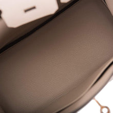 画像をギャラリービューアに読み込む, 【新品】エルメス グリトゥルテレル トゴ バーキン 25cm ローズゴールド金具