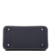 画像をギャラリービューアに読み込む, 【新品】エルメス バーキン 30 ホースシュー スタンプ (HSS) |バイカラー ブルー ニュイとグリ ムエット、トゴ レザー、パラジウム ハードウェア