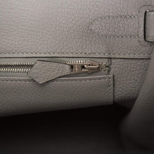 画像をギャラリービューアに読み込む, 【新品】エルメス バーキン 30 ホースシュー スタンプ (HSS) |バイカラー ブルー ニュイとグリ ムエット、トゴ レザー、パラジウム ハードウェア