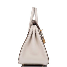 画像をギャラリービューアに読み込む, 【新品】エルメス 馬蹄スタンプ(HSS) バイカラー エトゥープ&クレイエ トゴ バーキン 25cm ブラッシュゴールド金具