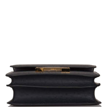 画像をギャラリービューアに読み込む, 【新品】エルメス 馬蹄スタンプ(HSS) ブルーインギド ヴェルソ オーストリッチ コンスタンス 24cm ゴールド金具