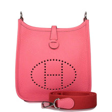 画像をギャラリービューアに読み込む, 【新品】エルメス ローズアザレ クレマンス エブリン TPM バッグ パラジウム金具