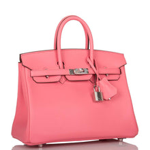 画像をギャラリービューアに読み込む, 【新品】エルメス ローズデット スイフト バーキン 25cm パラジウム金具