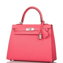 画像をギャラリービューアに読み込む, <transcy>【NEW】エルメス ローズ リップスティック シェブル セリエ ケリー 25cm パラジウム金具</transcy>