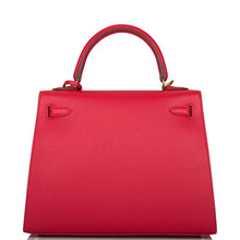 画像をギャラリービューアに読み込む, <transcy>【NEW】エルメス ルージュ カザーク エプソム セリエ ケリー 25cm ゴールド金具</transcy>