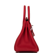 画像をギャラリービューアに読み込む, 【新品】エルメス ルージュ カザック ヴェルソ バーキン 25cm パラジウム金具