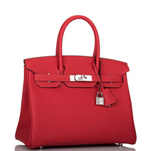 画像をギャラリービューアに読み込む, 【新品】エルメス バーキン30 | Rouge Casaque Verso、トゴレザー、パラジウム金具