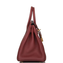 画像をギャラリービューアに読み込む, 【愛用 - 美品】エルメス ルージュ アッシュ トゴ バーキン 25cm ゴールド金具