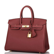 画像をギャラリービューアに読み込む, 【愛用 - 美品】エルメス ルージュ アッシュ トゴ バーキン 25cm ゴールド金具