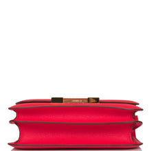 画像をギャラリービューアに読み込む, 【新品】エルメス コンスタンス18 |ルージュ ドゥ クール、エプソムレザー、ゴールド金具