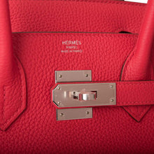 画像をギャラリービューアに読み込む, 【新品】エルメス バーキン30 |ルージュ ドゥ クール、トゴ レザー、パラジウム金具