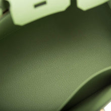 画像をギャラリービューアに読み込む, 【新品】エルメス ヴェールクリケット エプソンセリエ バーキン 25cm ゴールド金具