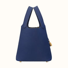 画像をギャラリービューアに読み込む, 【新品】エルメス ピコタンロック18 |トリヨン モーリス レザー、ゴールドメッキ