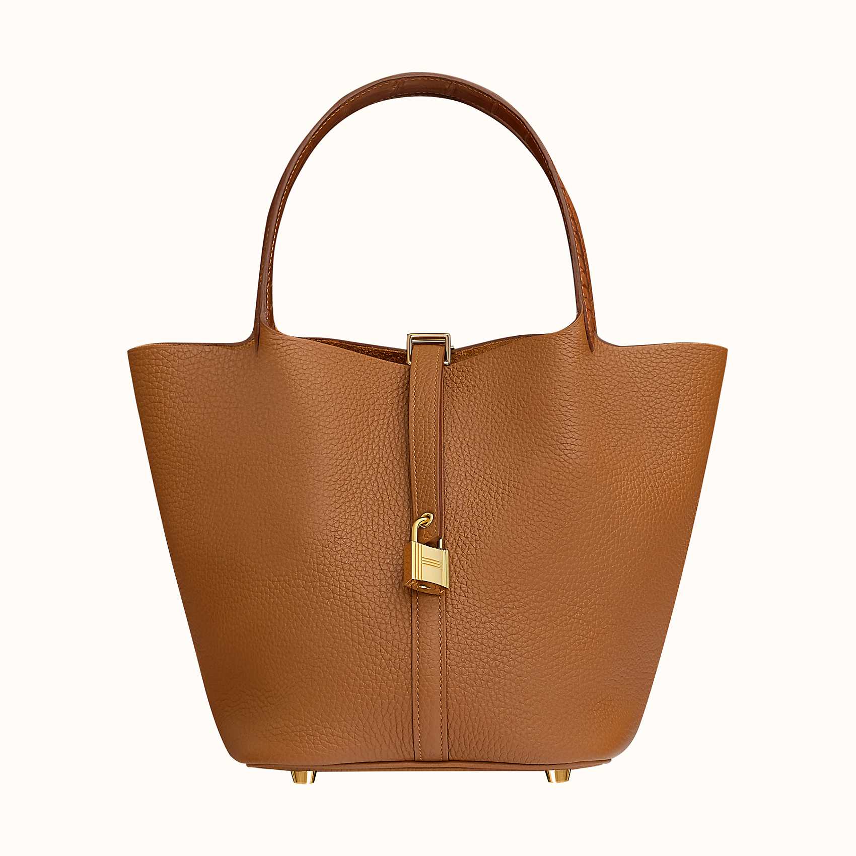 Hermès Clemence Picotin Lock 22 - Neutrals Bucket Bags, Handbags