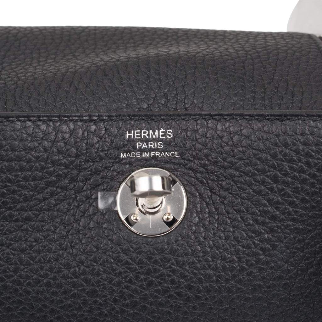 marginw using #Hermes lindy mini bag (noir) in taurillon clemence