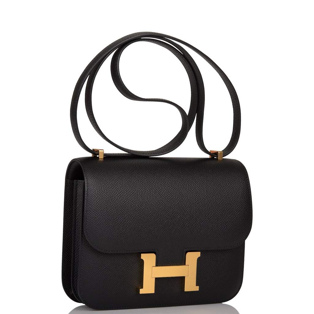 Hermès Constance 18 Black Epsom With Gold Hardware - AG Concierge Fzco