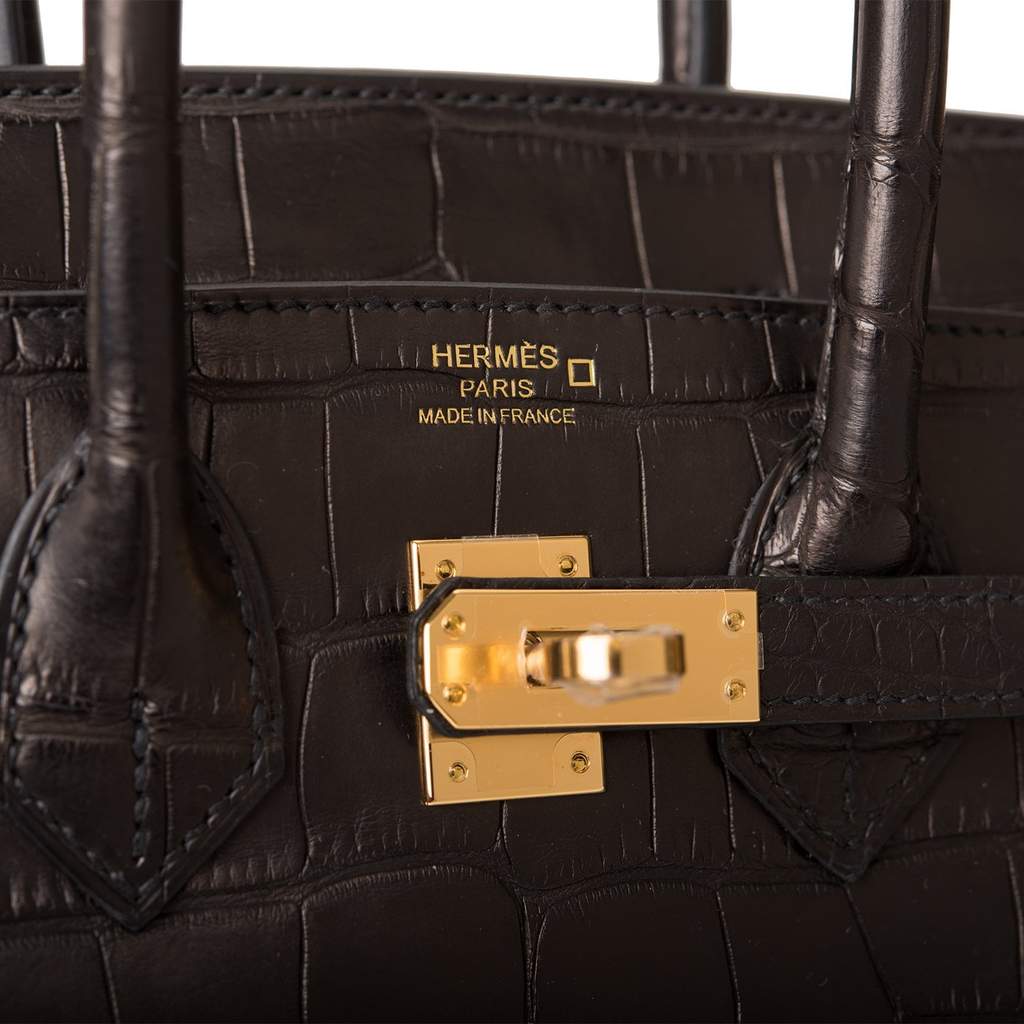 Hermes Black Birkin 35 Gold Hardware. Made in France. With clochette, lock  & key, dustbag and certificate of authenticity from ENTRUPY ❤️ - Canon  E-Bags Prime