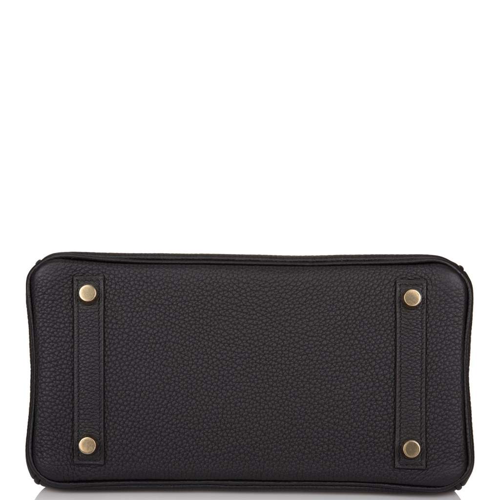 Hermès Birkin 25 Touch Black Togo and Matte Alligator Gold Hardware – ZAK  BAGS ©️