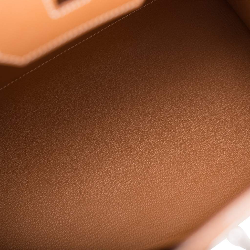 Hermès Birkin 30 Sellier Gold Madame Grain leather Palladium Hardware
